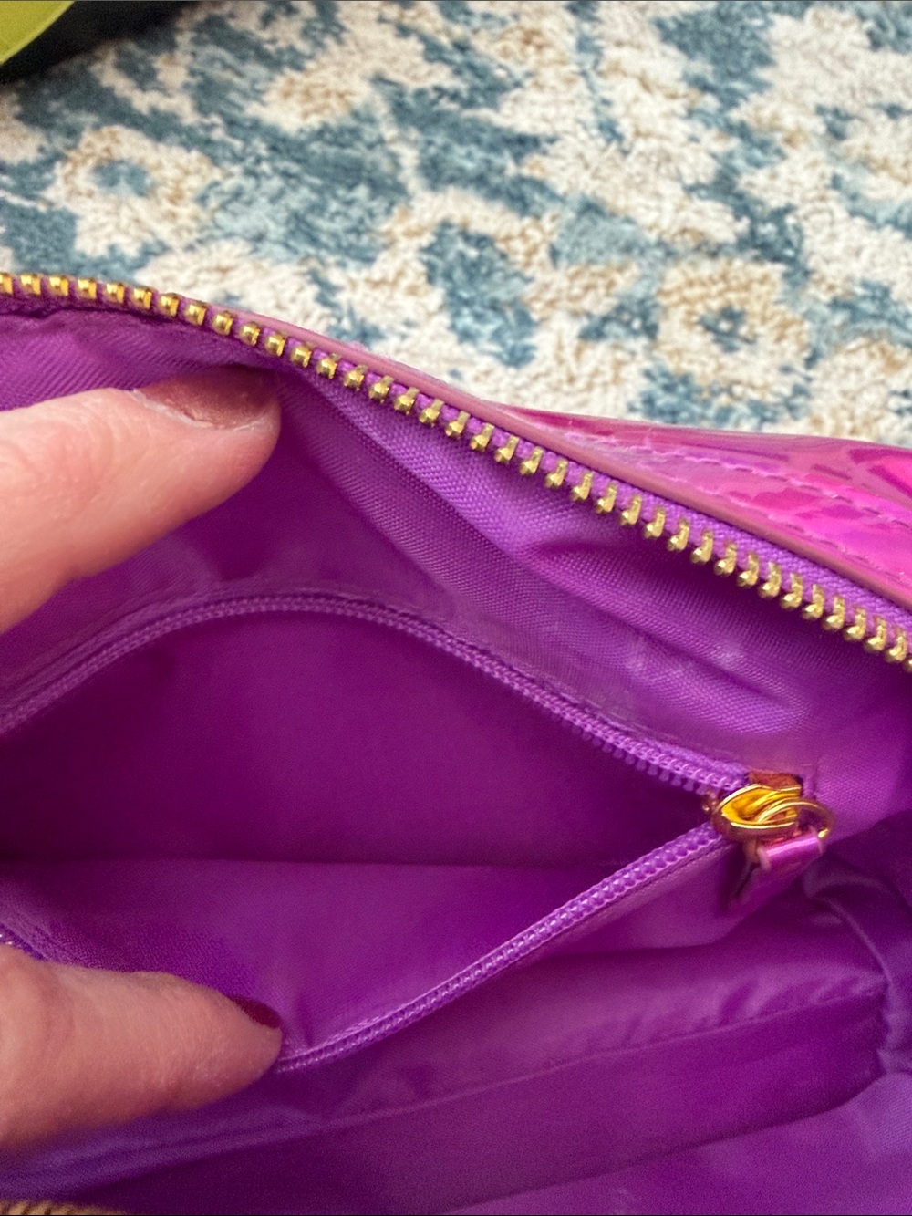 Jeffree Star Iridescent Hot Pink Cosmetic Pouch - Picture 11 of 11